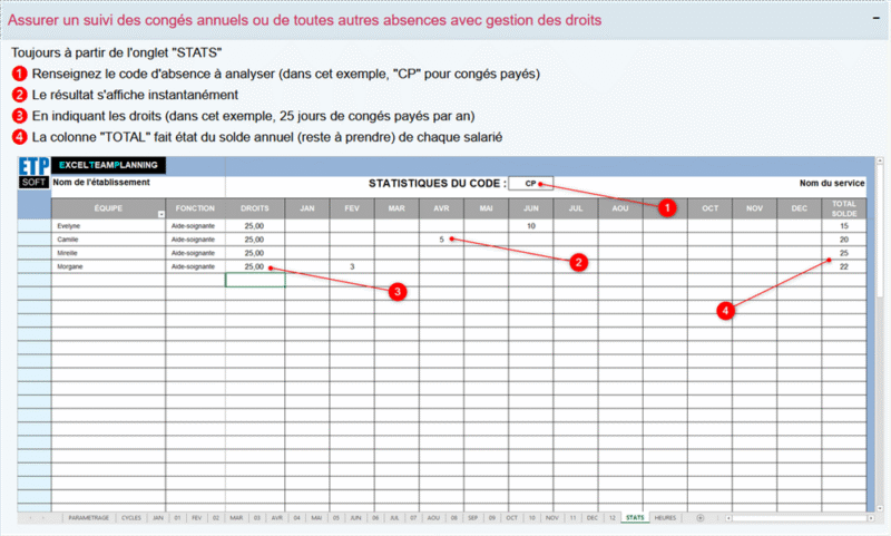 assurer-un-suivi-des-conges EXCEL-TEAM-PLANNING PRO